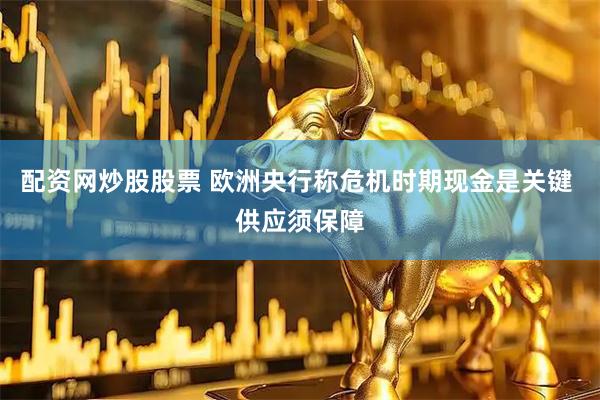 配资网炒股股票 欧洲央行称危机时期现金是关键 供应须保障