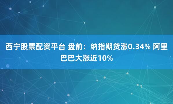 西宁股票配资平台 盘前：纳指期货涨0.34% 阿里巴巴大涨近10%